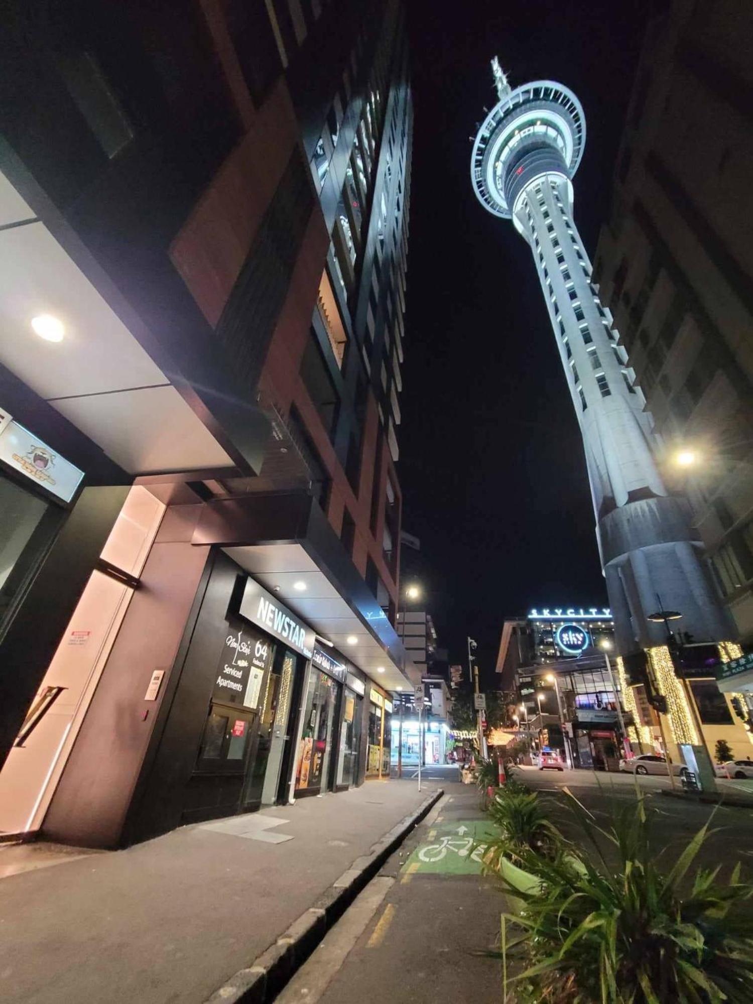 Ferienwohnung Sky Tower Just Next Door Auckland Exterior foto